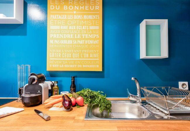 Urban Dom Vaissette - Première Conciergerie - Cuisine Cuisine ouverte