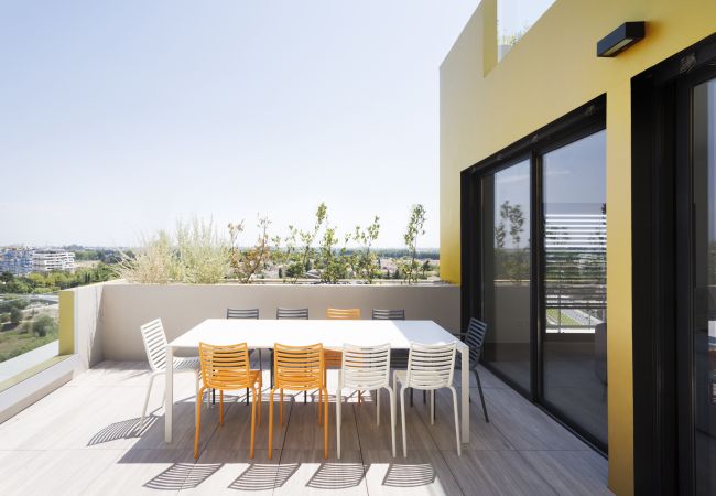 Rooftop Saint Exupery - Première Conciergerie - Terrasse Rooftop terrasse pour profiter du beau temps avec mobilier de jardin et piscine