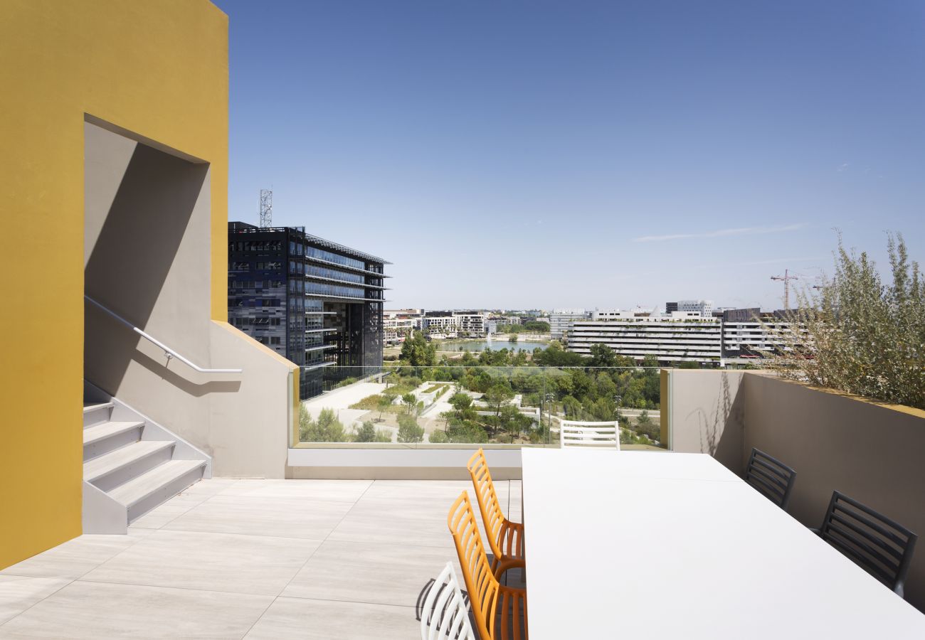 Rooftop Saint Exupery - Première Conciergerie - Terrasse Rooftop terrasse pour profiter du beau temps avec mobilier de jardin et piscine