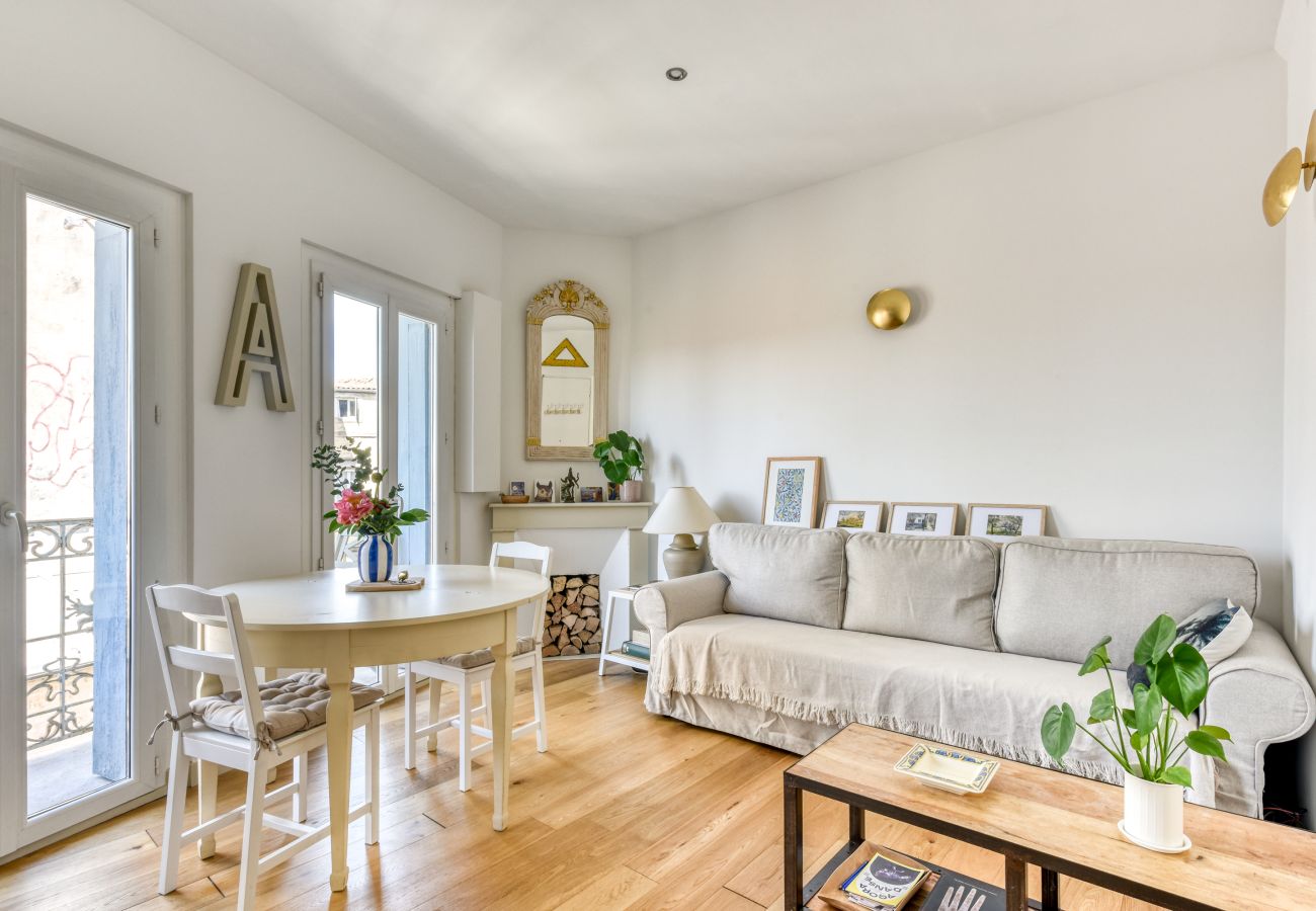 Appartement à Montpellier - Couleur amande - climatisé-